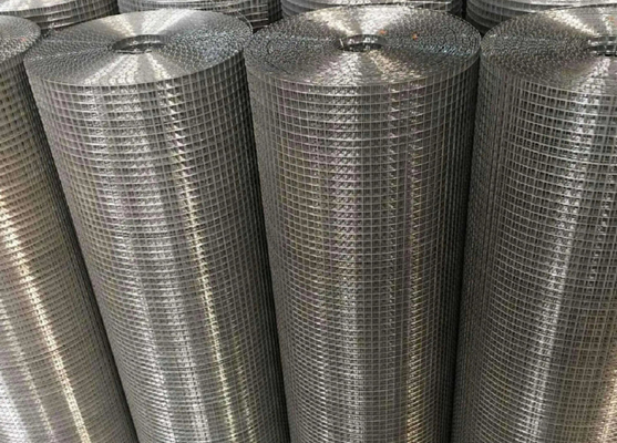 Rede de arame de aço inoxidável soldada 16 calibres 6x6 1 x 1
