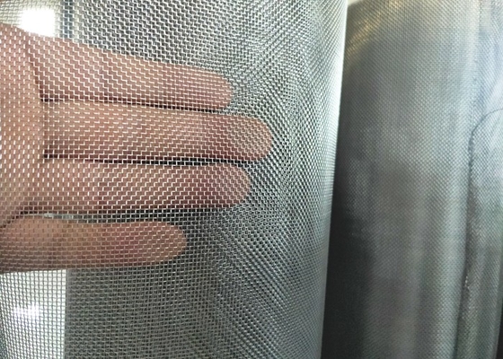 Malha de aço inoxidável da peneira do diâmetro de fio de 0,025 polegadas, rede de arame tecida SS da malha 14X14