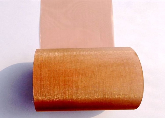 amostra grátis de cobre da tela tecida de 80x80 Mesh Copper Wire Mesh 0.11-0.12m