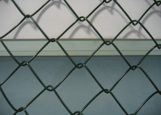 O tamanho verde da força de Mesh Fence Anti Corrosive High do elo de corrente do metal personalizou