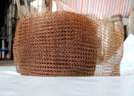Diâmetro de fio feito malha de cobre da rede de arame 0.018-2.03mm não inflamável
