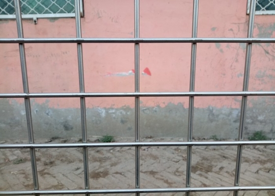 Fio soldado de aço inoxidável Mesh Panel 1 x 1 cores da prata de 12 calibres