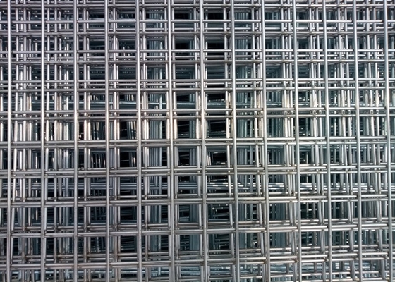 Fio soldado de aço inoxidável Mesh Panel 1 x 1 cores da prata de 12 calibres