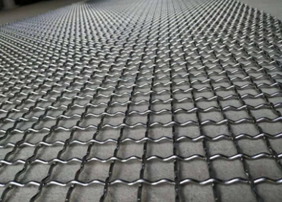 rede de arame galvanizada do mergulho quente de 0.5-10mm, Mesh For Protection frisado de aço inoxidável