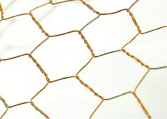 Largura sextavada de bronze/de cobre da rede de arame 0.5-2m para a proteção