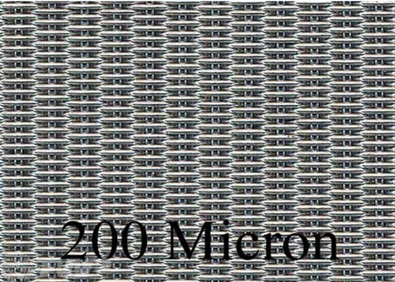 pano de filtro da malha de 12x64 Mesh Stainless Steel Dutch Wire/200 mícrons