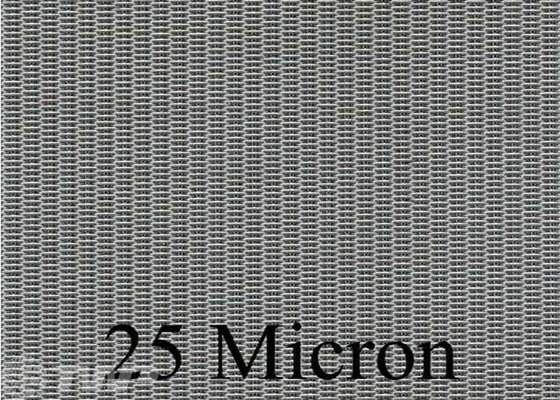 rede de arame de 80x700 Mesh Dutch Weave Stainless Steel, pano de filtro de 25 mícrons