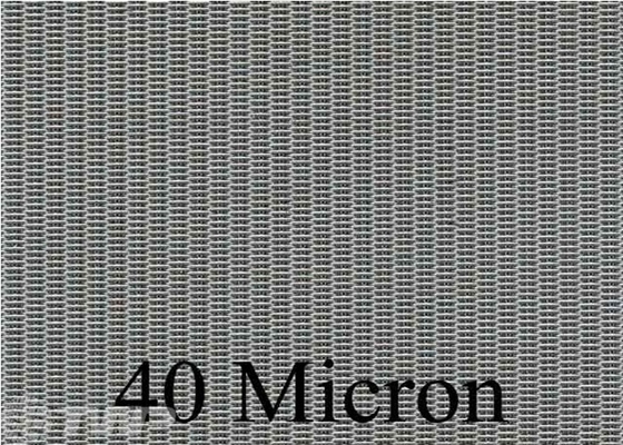 50x250 engrenam 40 mícrons Mesh For Filter Free Sample de aço inoxidável