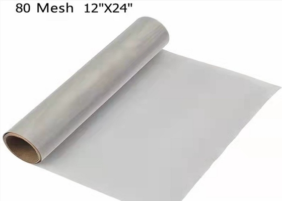 fio de aço inoxidável Mesh Roll 80X80 Mesh For Sieving/filtração de 1M X 100F
