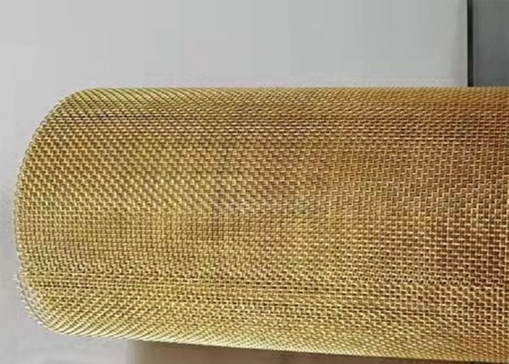Rede de arame decorativa de bronze SWG38 60X60 Mesh Plain Weave Woven Type