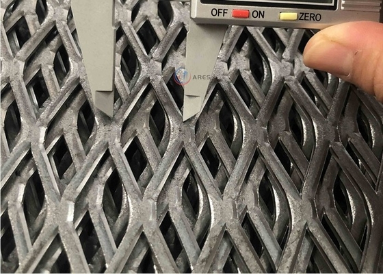 Aplainou expandido de aço da folha de metal/metal expandido 0.5-8mm Diamond Mesh