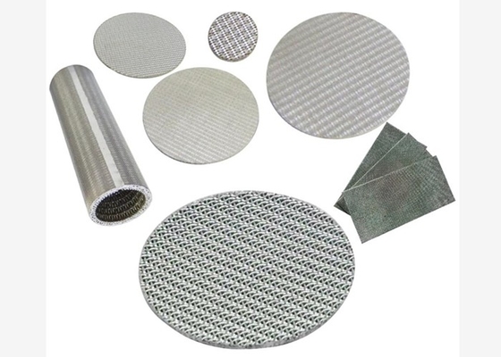 O fio aglomerado de aço inoxidável Mesh Filters ISO9001 da resistência de desgaste aprovou