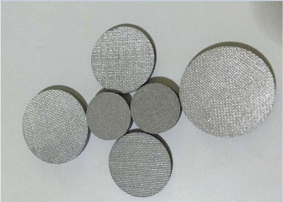 O fio aglomerado de aço inoxidável Mesh Filters ISO9001 da resistência de desgaste aprovou