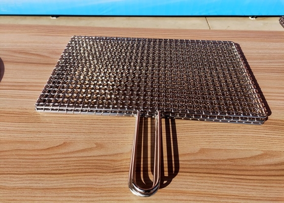Cor de prata saudável/higiênica de 316 304 grades de aço inoxidável para o ASSADO