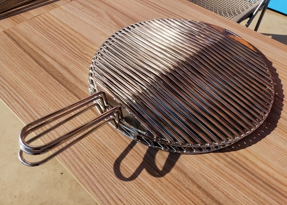 Cor de prata saudável/higiênica de 316 304 grades de aço inoxidável para o ASSADO