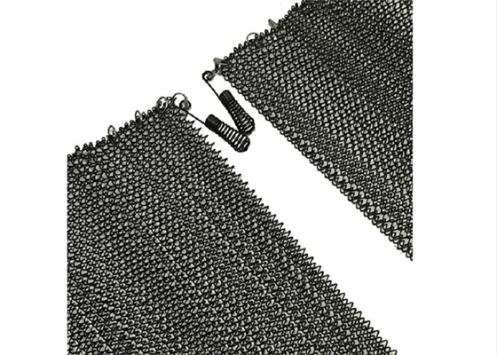 cortina arquitetónica da tela de Mesh Acid Resistant Fireplace Mesh do metal de 1.5mm