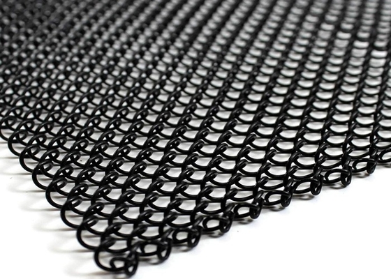 cortina arquitetónica da tela de Mesh Acid Resistant Fireplace Mesh do metal de 1.5mm