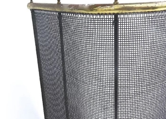 largura tecida de aço inoxidável de Mesh Screen 0.5m-3M do fio 8X8 para a tela da chaminé