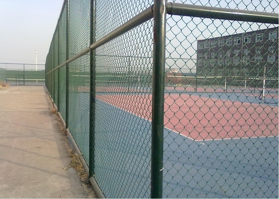 proteção de segurança de Mesh Fence Metal Material For do fio do elo de corrente de 2.0-4.8mm