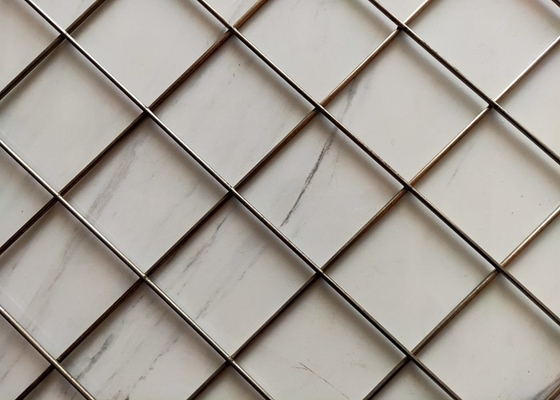 Furo fio soldado Mesh Stainless Steel Sheets Screen de 1x2 1 x 1 do retângulo