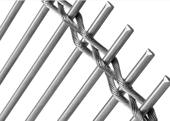 malha arquitetónica tecida 10m do metal/Mesh Curtain For Construction decorativo