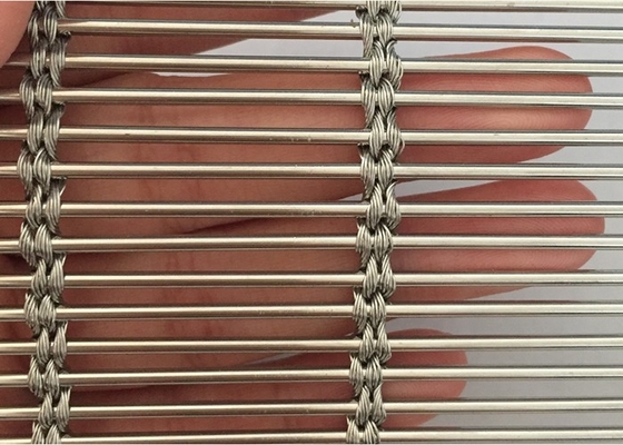 malha arquitetónica tecida 10m do metal/Mesh Curtain For Construction decorativo