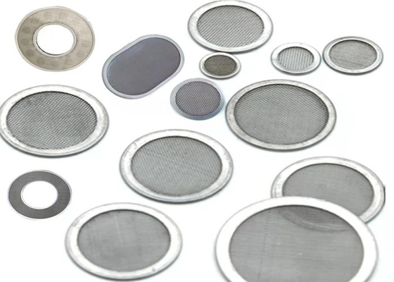 Filtro de aço inoxidável personalizado do diâmetro 0.02mm Mesh Discs For Lubrication Oil