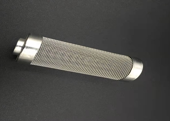 Fio 635mesh Mesh Tube Cylinder Filters de aço inoxidável orlarado de 2mm