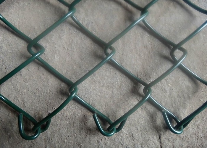 O tamanho verde da força de Mesh Fence Anti Corrosive High do elo de corrente do metal personalizou