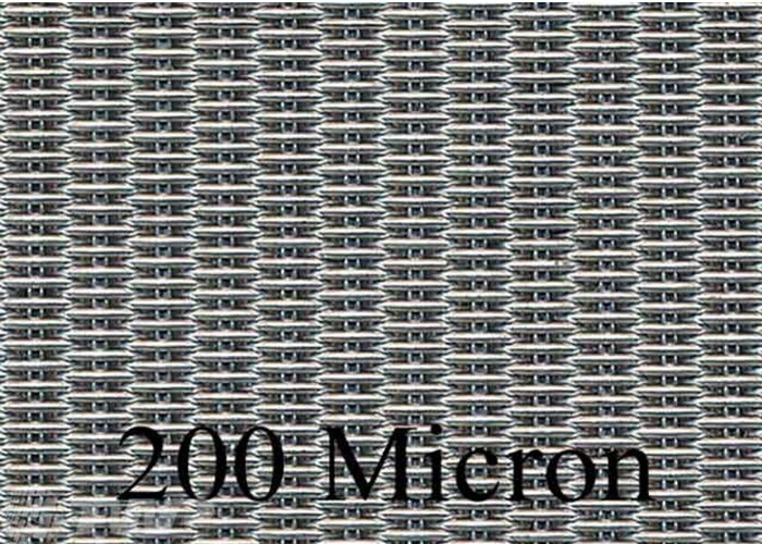pano de filtro da malha de 12x64 Mesh Stainless Steel Dutch Wire/200 mícrons