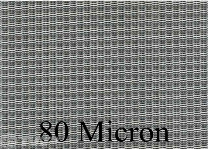 Holandês teça o mícron de aço inoxidável 24x110 de Mesh Filter Cloth 80 do fio