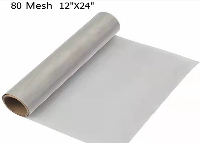 fio de aço inoxidável Mesh Roll 80X80 Mesh For Sieving/filtração de 1M X 100F