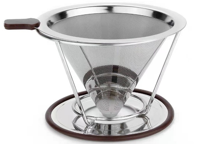 A sarja tece o produto personalizado frio de aço inoxidável do filtro de café da fermentação 304
